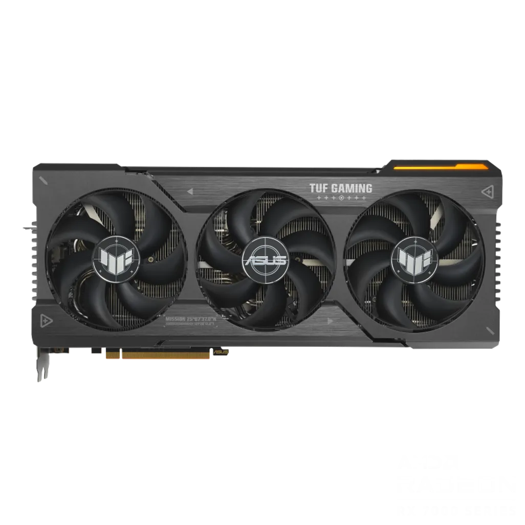 ASUS TUF Gaming Radeon™ RX 7900 XTX OC Edition 24GB GDDR6 optimized inside and out for lower temps and durability