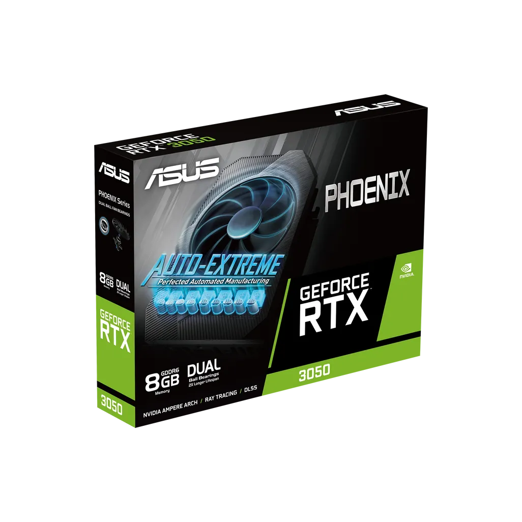 ASUS Phoenix GeForce RTX™ 3050 V2 8GB GDDR6
