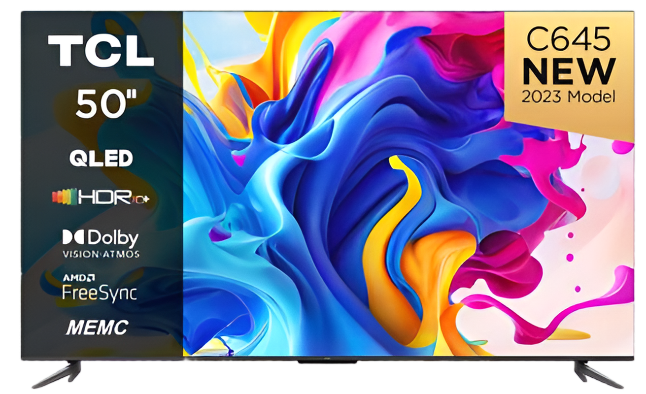 TCL 50 inch C645 Series QLED UHD Google Smart TV