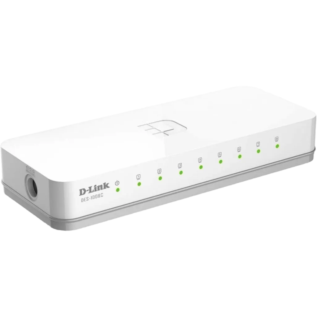 D-Link 8-Port 10/100 Mbps Unmanaged Switch DES-1008C