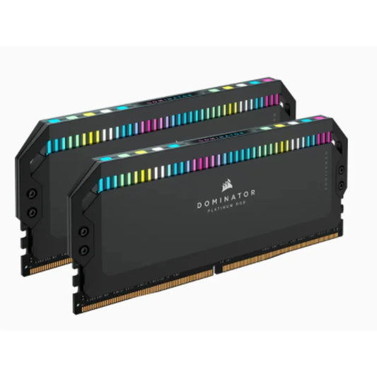 DOMINATOR® PLATINUM RGB 32GB (2x16GB) DDR5 DRAM 5200MHz C40 Memory Kit — Black
