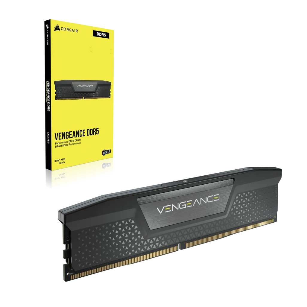 Corsair VENGEANCE® 32GB (1x32GB) DDR5 DRAM 5200MT/s CL40 AMD EXPO & Intel XMP Memory Kit