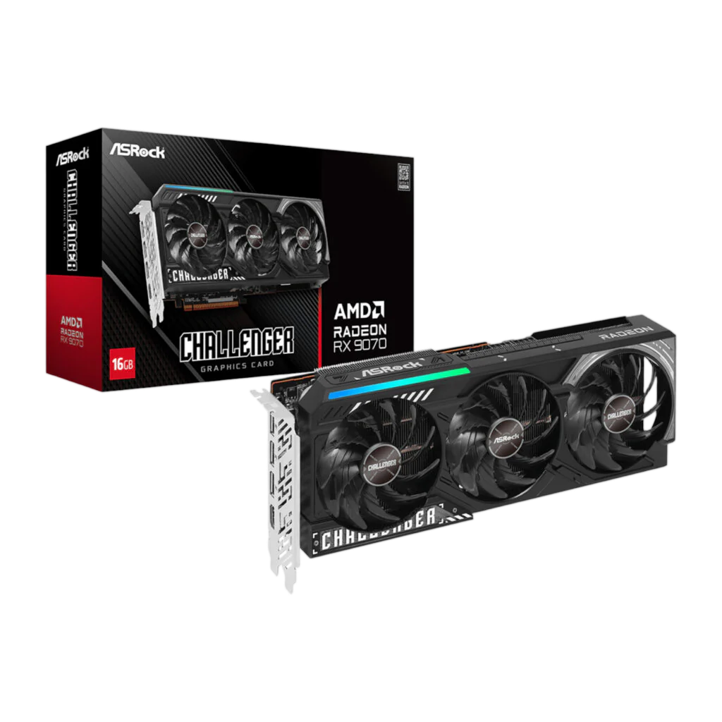 ASRock AMD Radeon RX 9070 Challenger 16GB Graphics Card