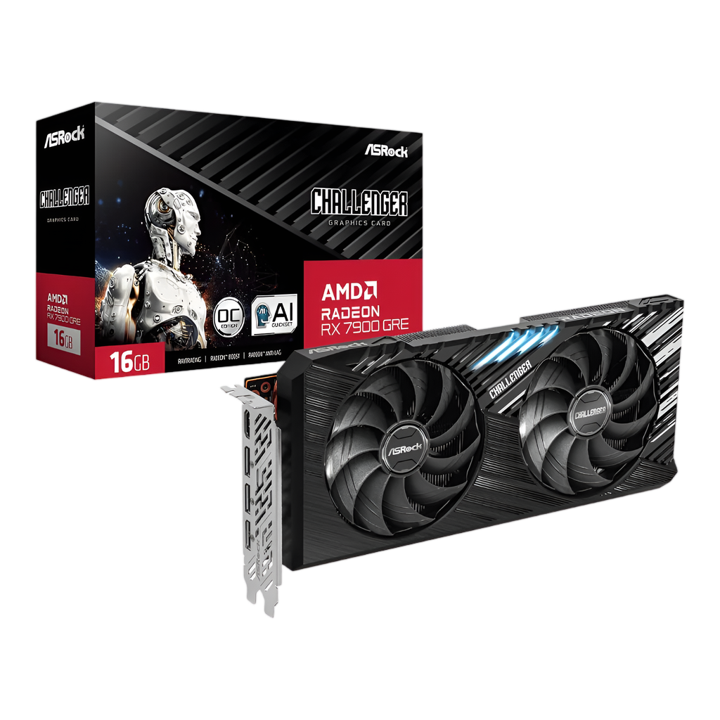 ASRock Radeon RX7900 GRE Challenger 16G OC 256-BIT Graphics Card