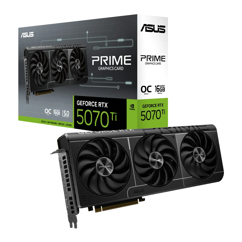 ASUS PRIME GeForce RTX™ 5070 Ti 16GB GDDR7 OC Edition