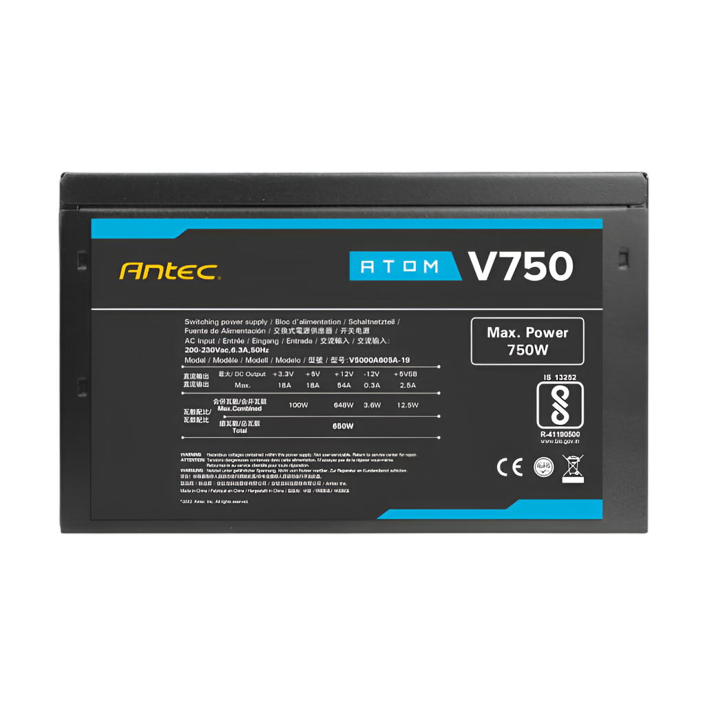 Antec Atom V750 Non-Modular Power Supply