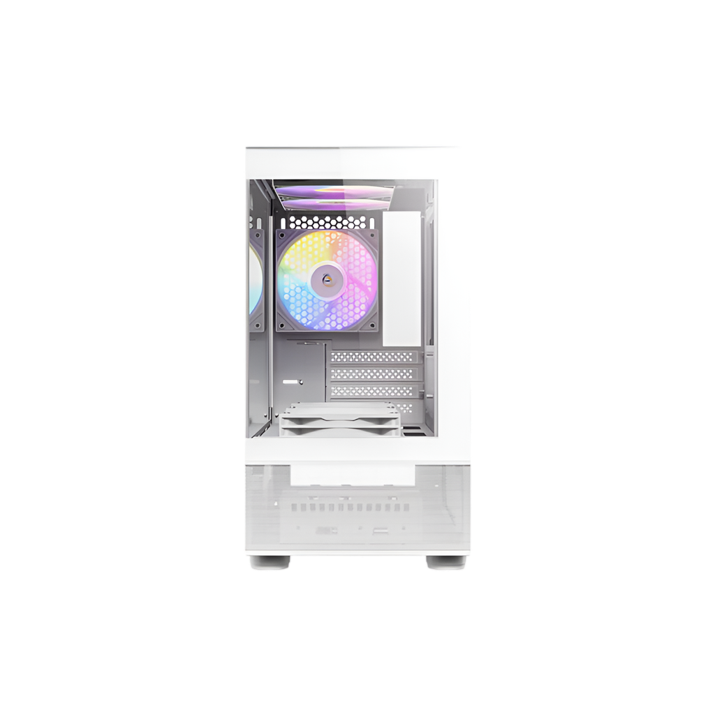 Antec CX200M Elite Micro-ATX ITX RGB Mini-Tower Gaming Chassis - White