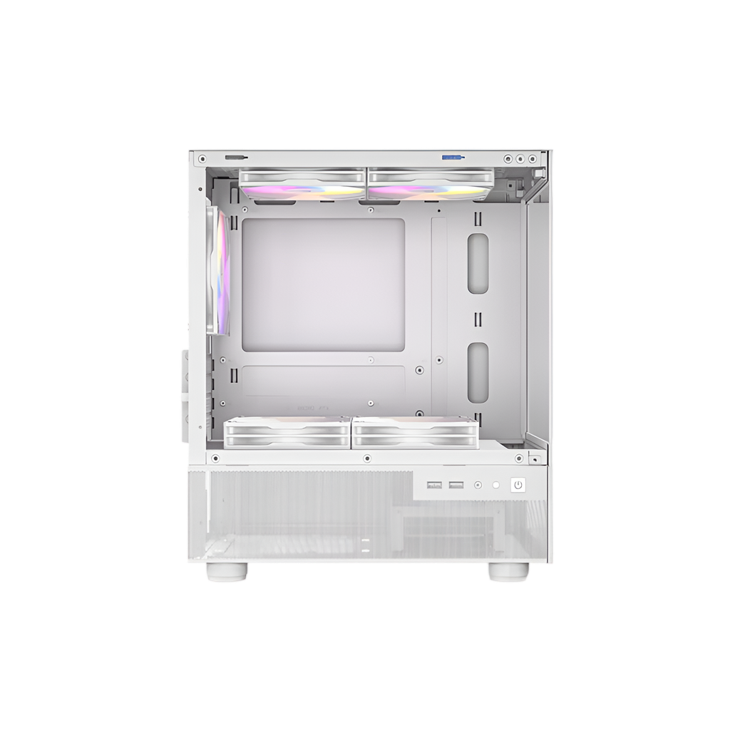 Antec CX200M Elite Micro-ATX ITX RGB Mini-Tower Gaming Chassis - White