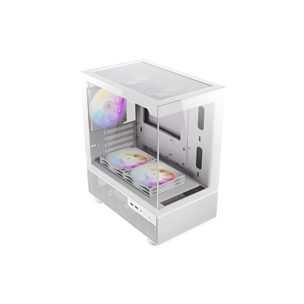 Antec CX200M Elite Micro-ATX ITX RGB Mini-Tower Gaming Chassis - White