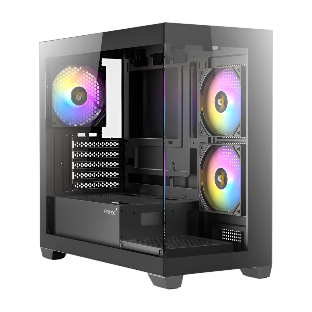 Antec CX300M Micro-ATX | ITX RGB Mini-Tower Gaming Chassis - Black