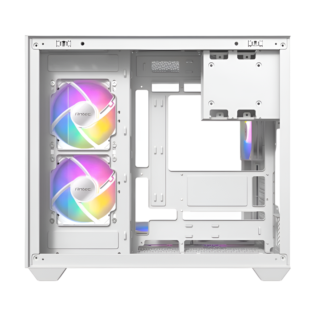 Antec CX800 Elite ATX | Micro-ATX | ITX RGB Mid-Tower Dual Chamber Gaming Chassis - White