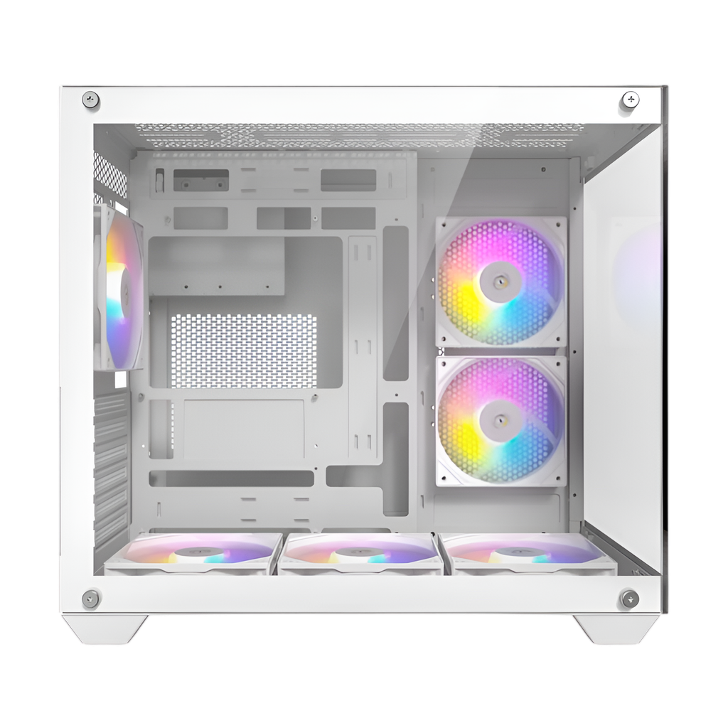 Antec CX800 Elite ATX | Micro-ATX | ITX RGB Mid-Tower Dual Chamber Gaming Chassis - White