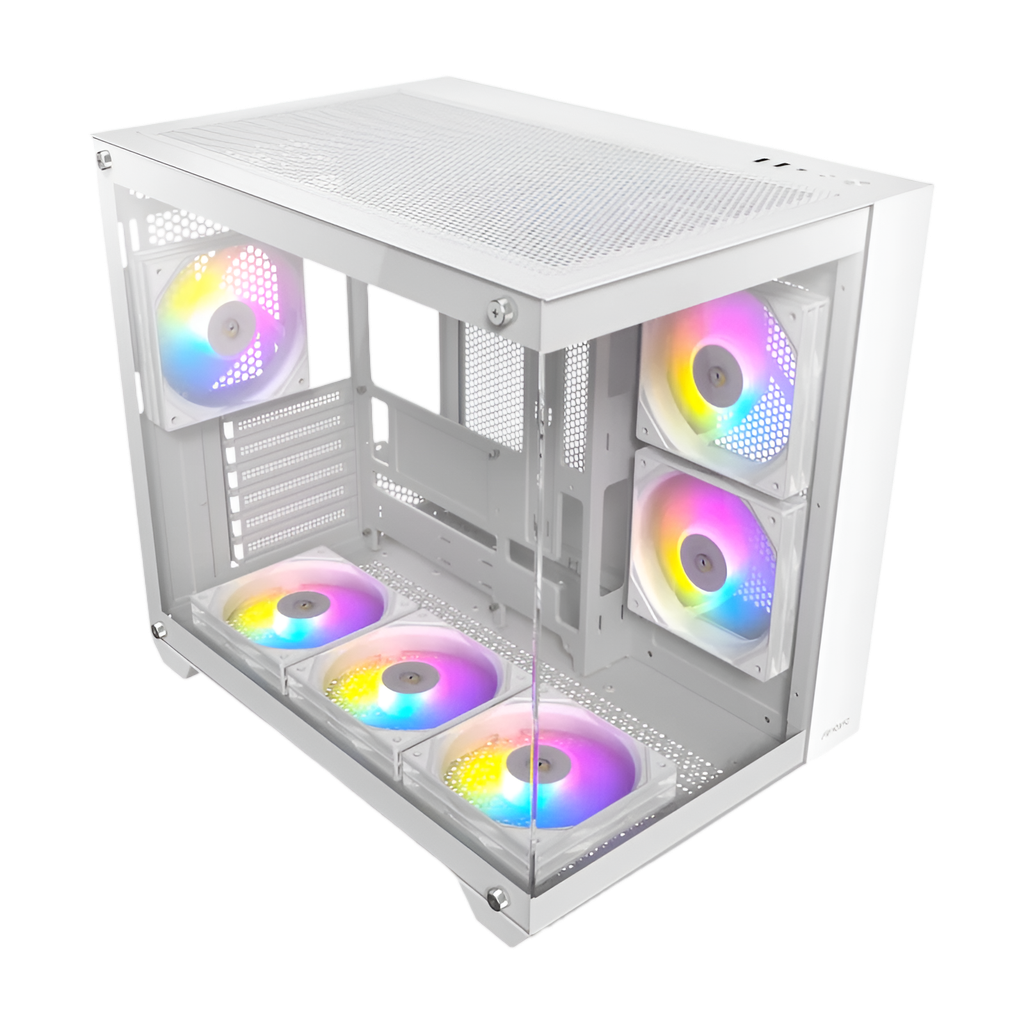 Antec CX800 Elite ATX | Micro-ATX | ITX RGB Mid-Tower Dual Chamber Gaming Chassis - White