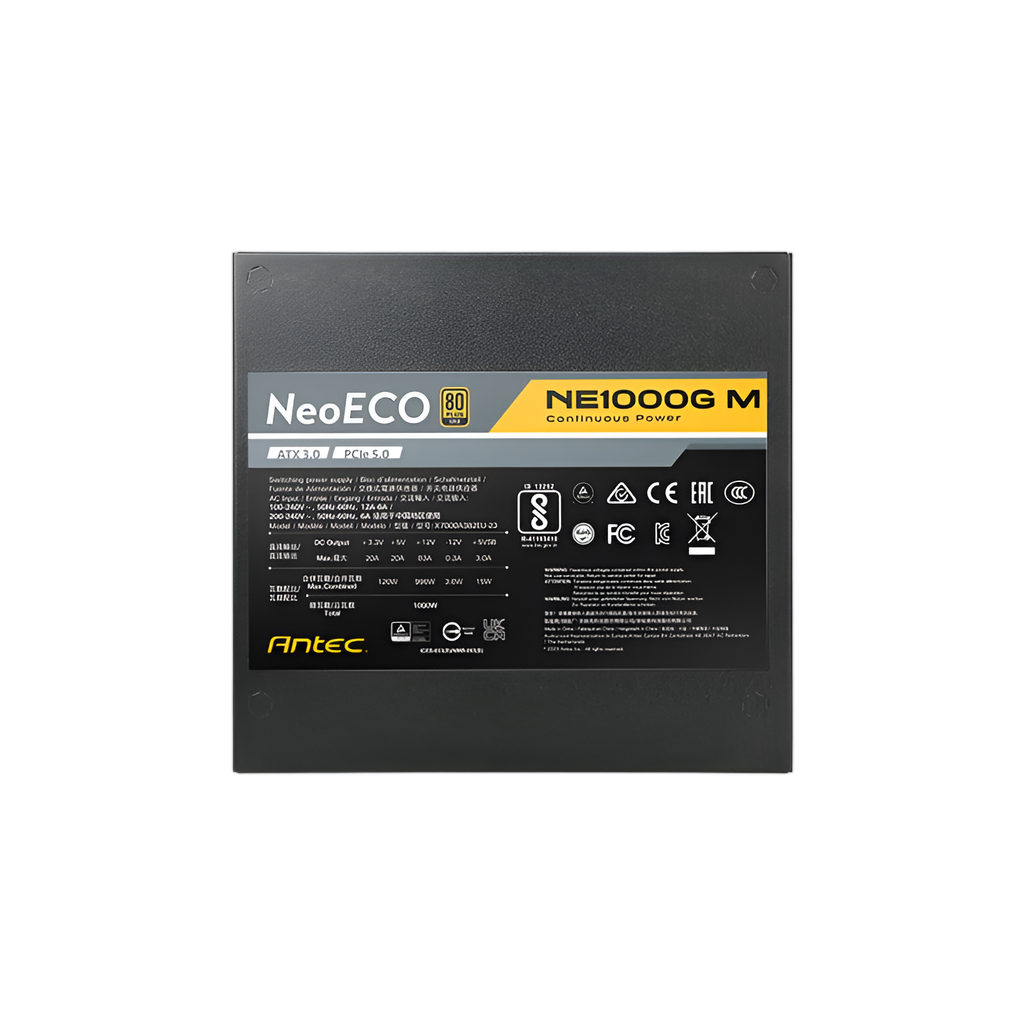 Antec NeoEco Series 850W GEN5 80 Plus Gold Fully Modular