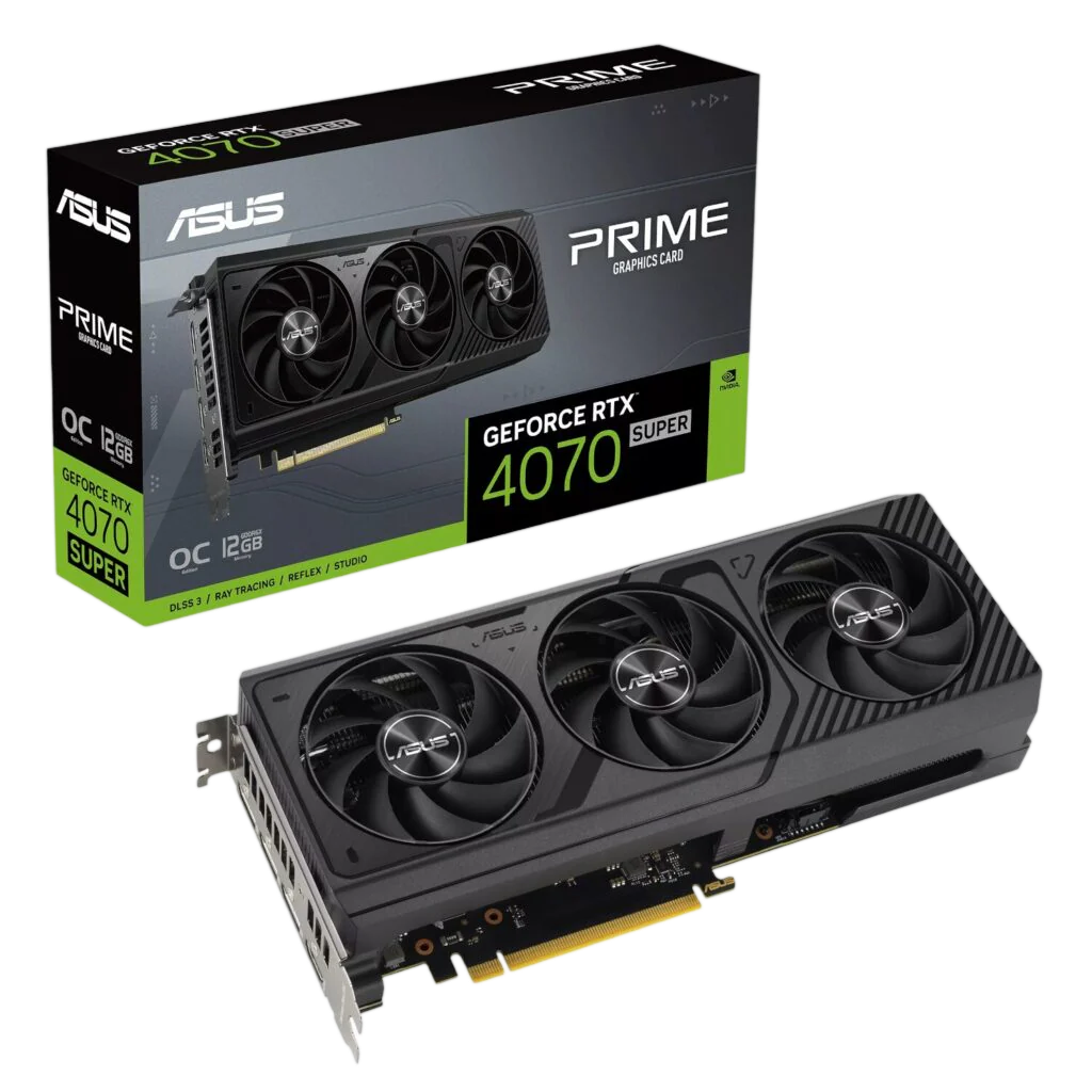 Asus PRIME GeForce RTX 4070 SUPER OC 12GB Graphics Card
