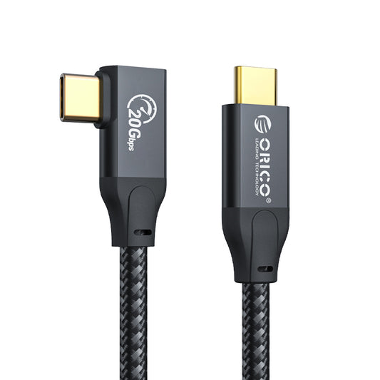 ORICO CBL USB3.2 TYPEC 1M PD100W 20GBPs 90D | | Supports up to 4K@60Hz