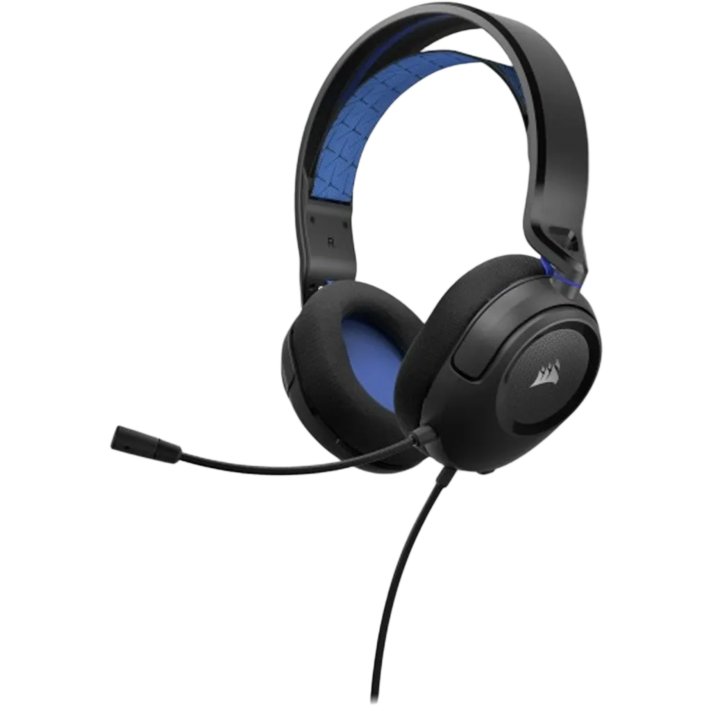 Corsair HS35 v2 Multiplatform Gaming Headset — Blue (AP)