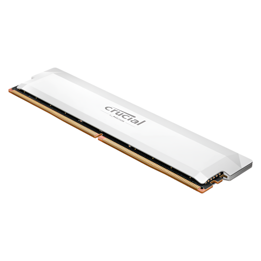 Crucial Pro Overclocking 16GB 6000Mhz DDR5 Desktop Memory White