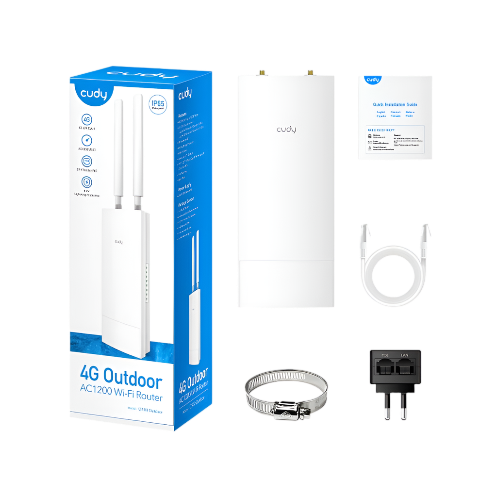 Cudy AC1200 WiFi 4G LTE Cat4 Outdoor Router