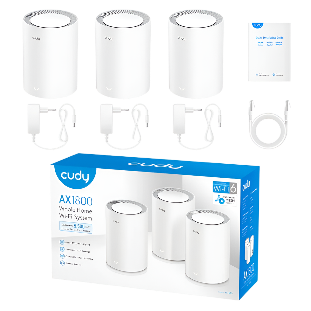 Cudy AX1800 Wi-Fi 6 Mesh Kit 3-Pack