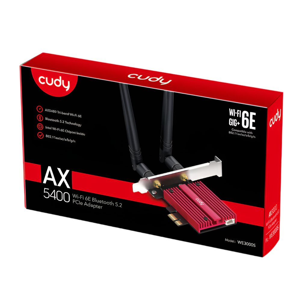 Cudy AX5400 WiFi 6E PCI Express Adapter