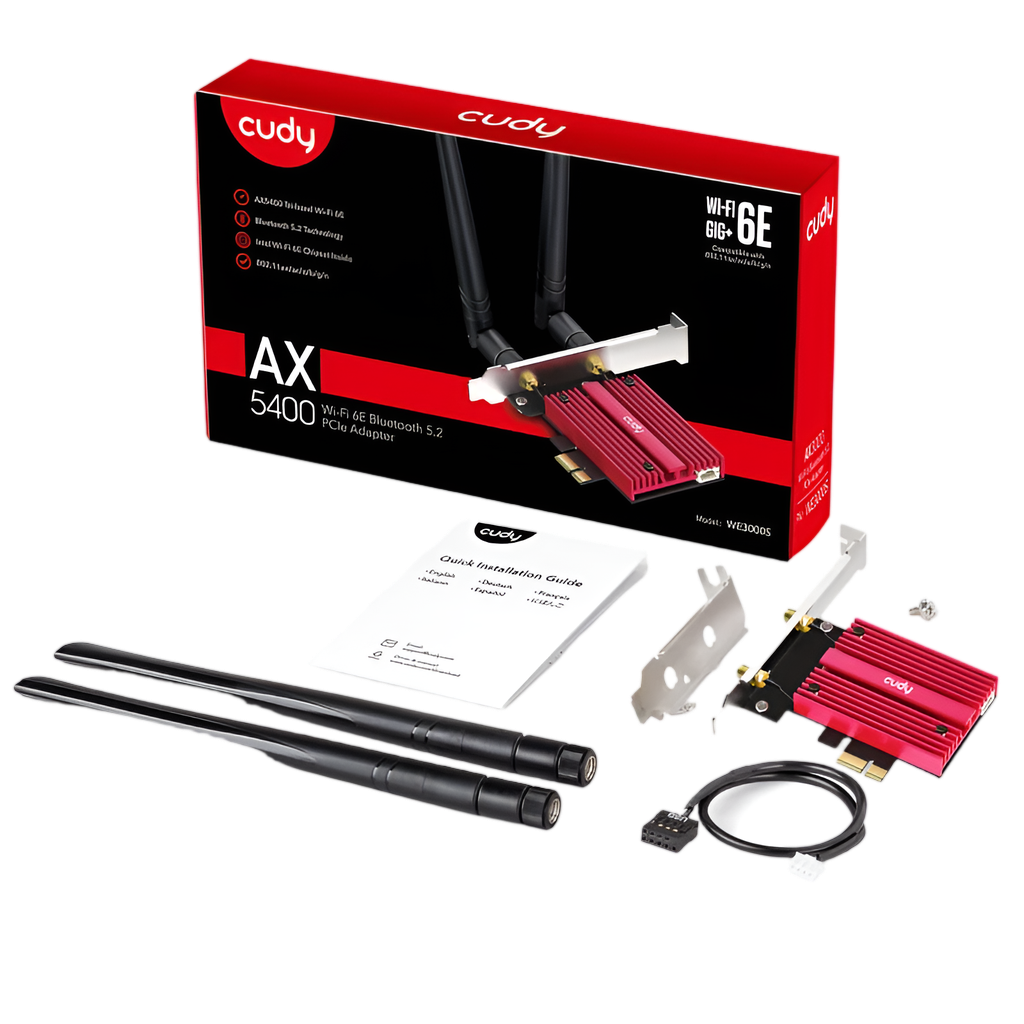 Cudy AX5400 WiFi 6E PCI Express Adapter
