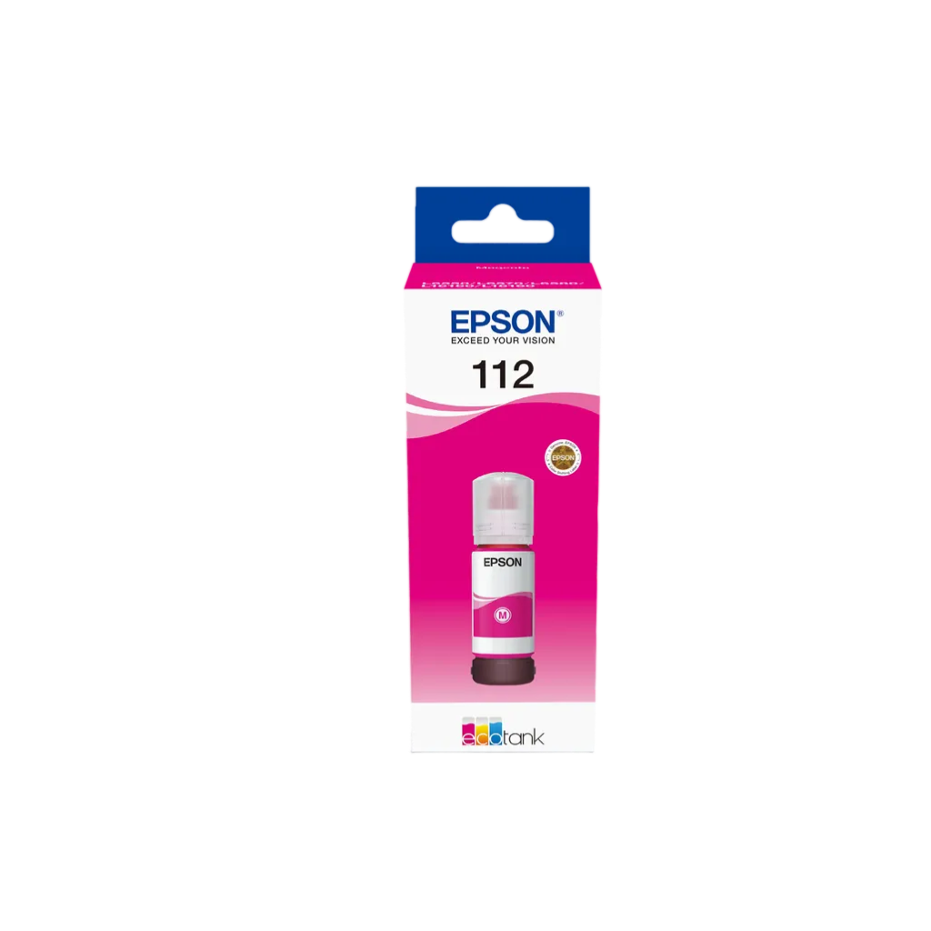 Epson 112 Eco Tank Pigment Magenta Ink Bottle (70 Ml)