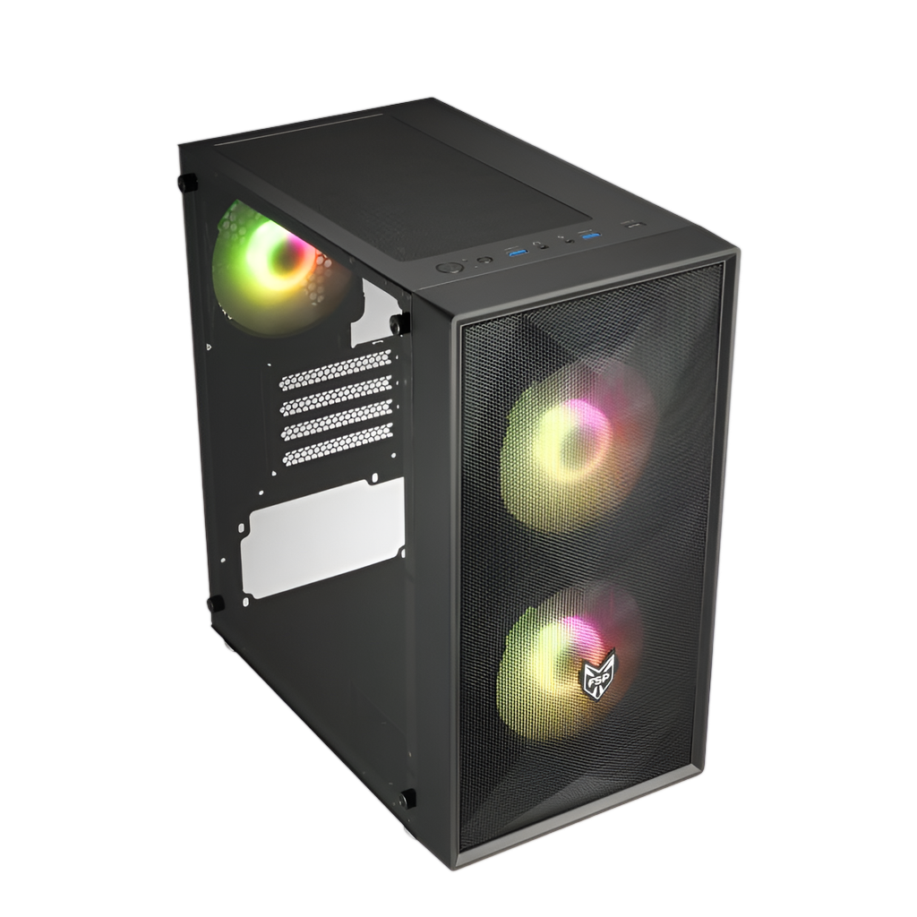 FSP CST130A Micro-ATX
Gaming Chassis - Black