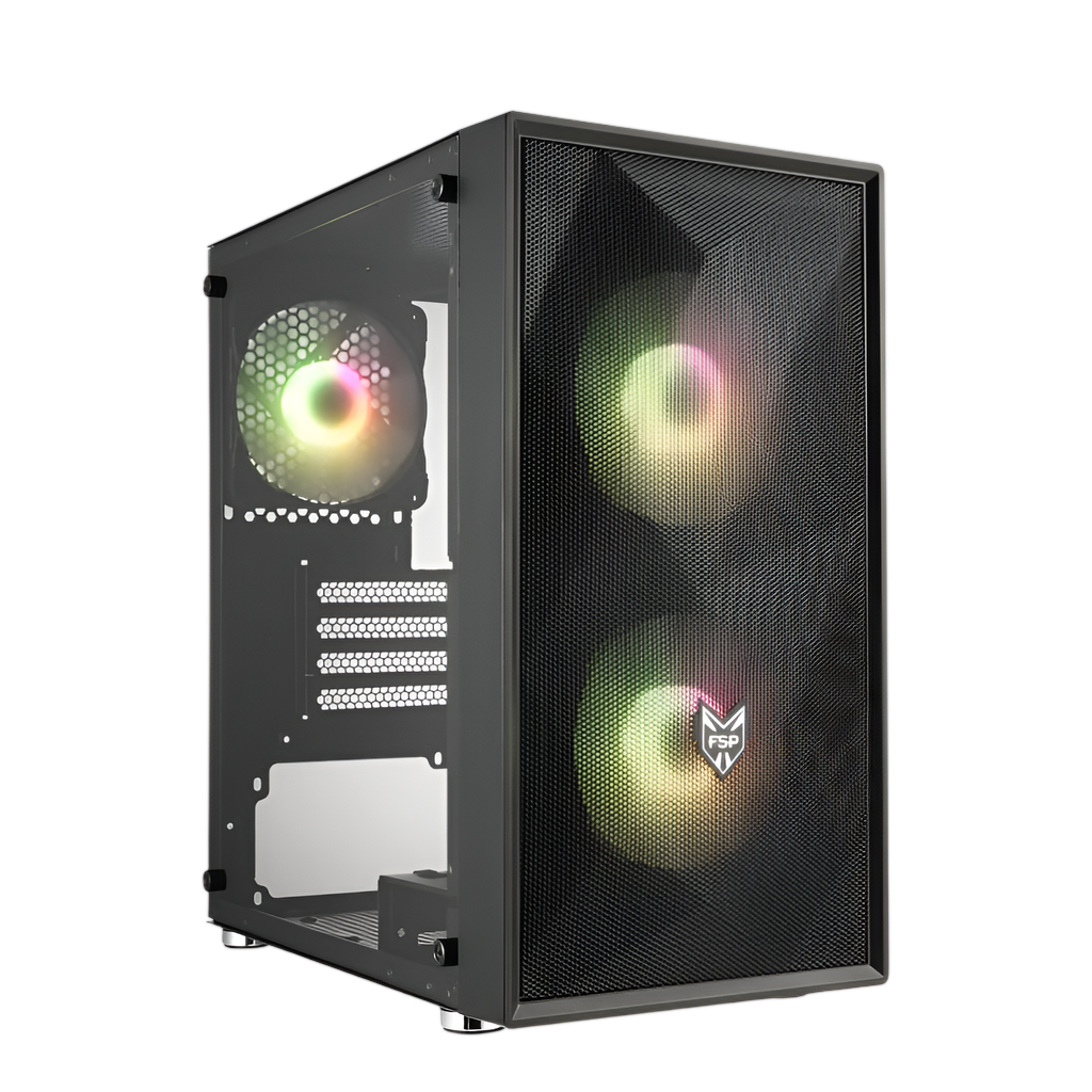 FSP CST130A Micro-ATX
Gaming Chassis - Black