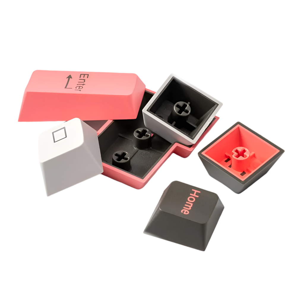 Keychron Double Shot Cherry PBT Keycap Full Keycap Set - Dolch Pink