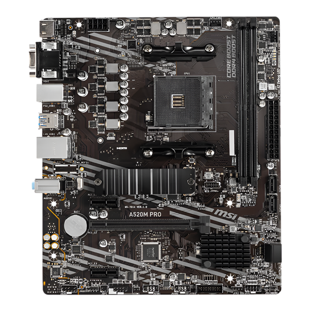 MSI A520M-PRO AMD AM4 MATX Gaming Motherboard