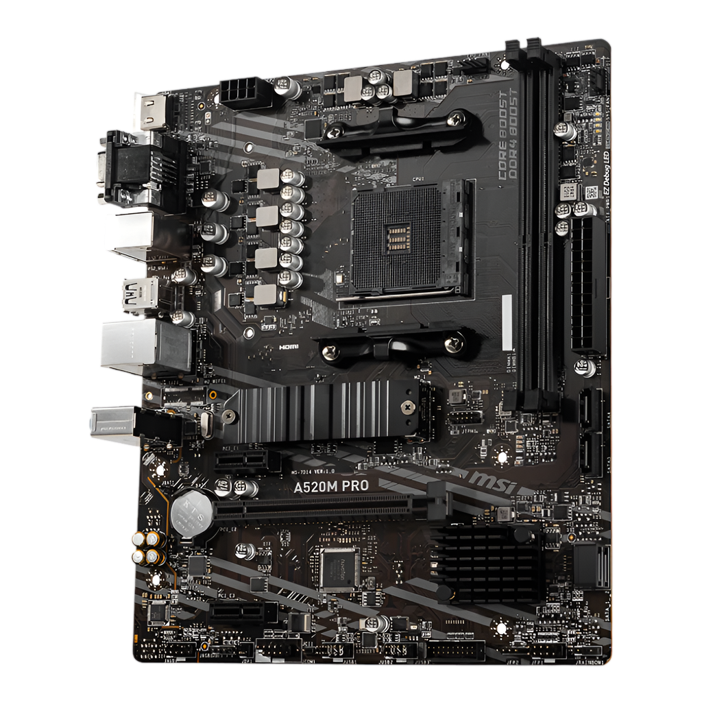 MSI A520M-PRO AMD AM4 MATX Gaming Motherboard