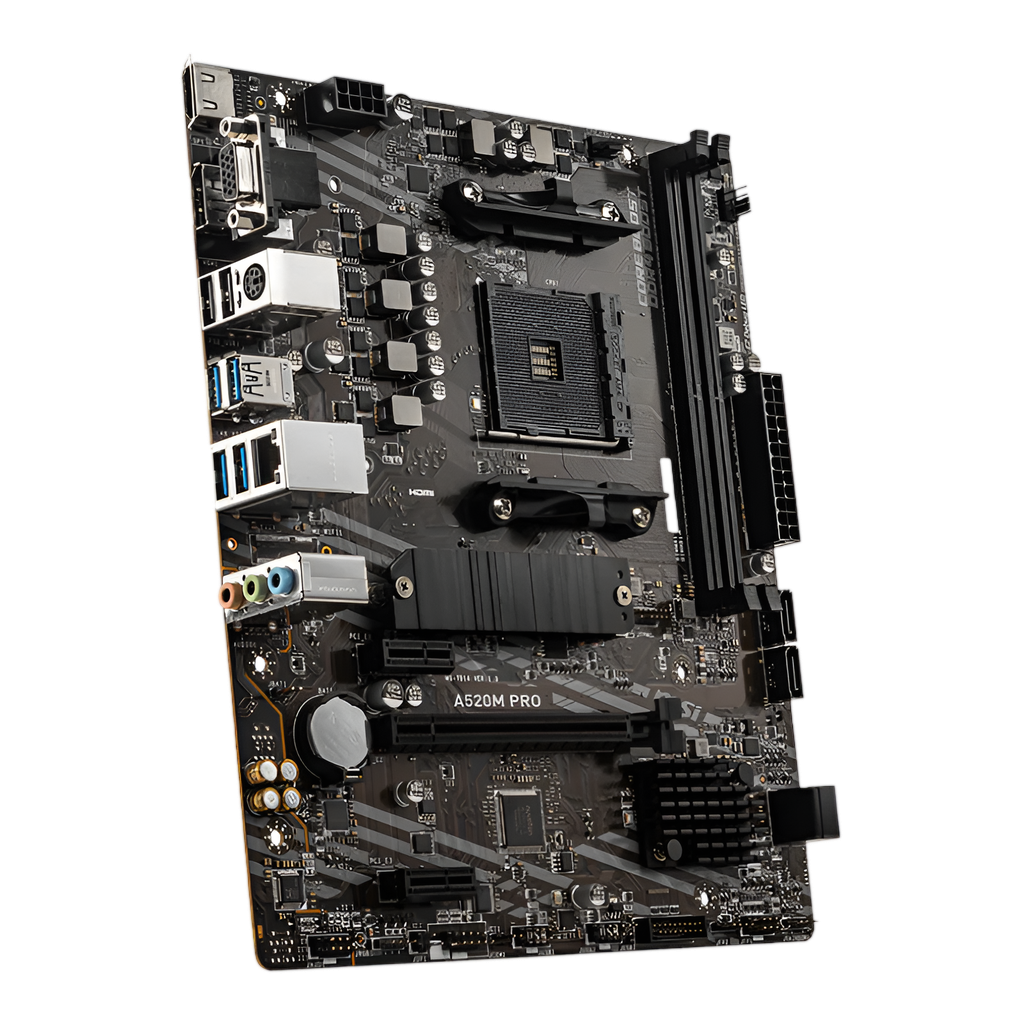 MSI A520M-PRO AMD AM4 MATX Gaming Motherboard