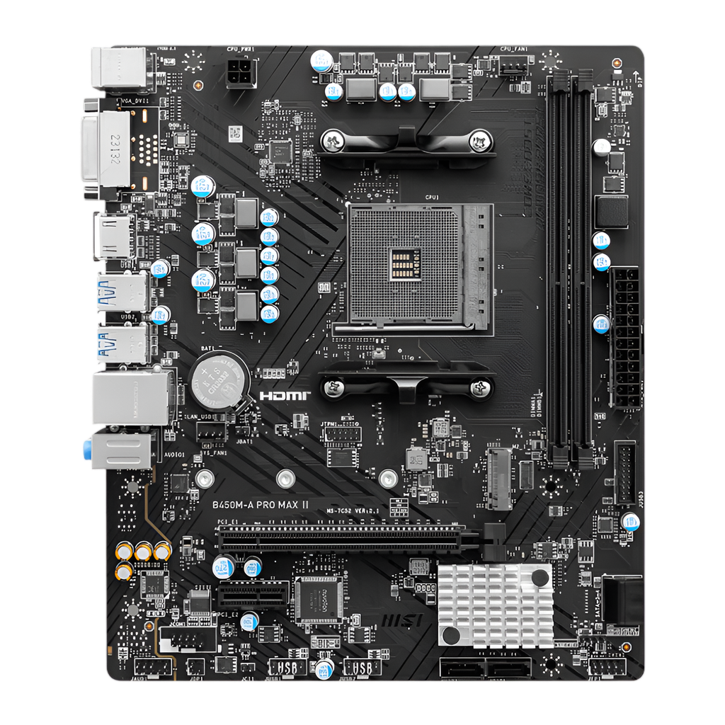 MSI B450M-APRO MAX II AMD AM4 MATX Gaming Motherboard