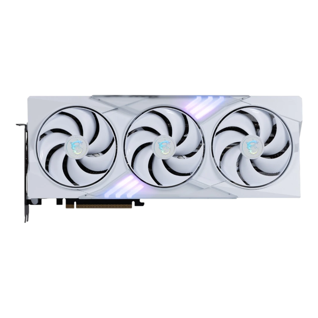 MSI GeForce RTX 5080 GAMING TRIO OC 16G Graphics Card - White