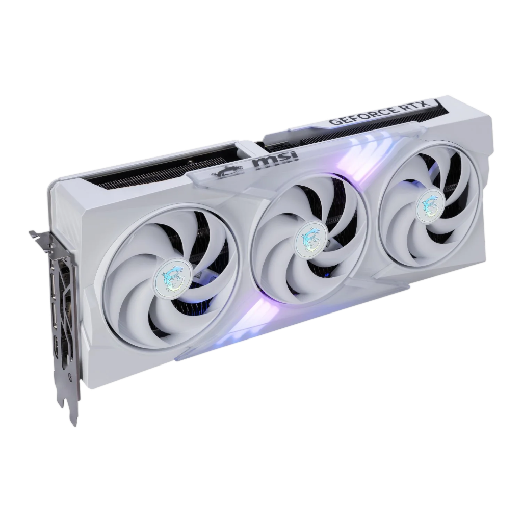 MSI GeForce RTX 5080 GAMING TRIO OC 16G Graphics Card - White