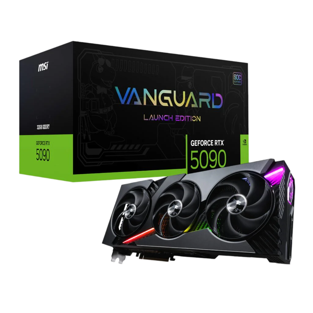 MSI GeForce RTX 5090 VANGUARD SOC Launch Edition 32GB Graphics Card