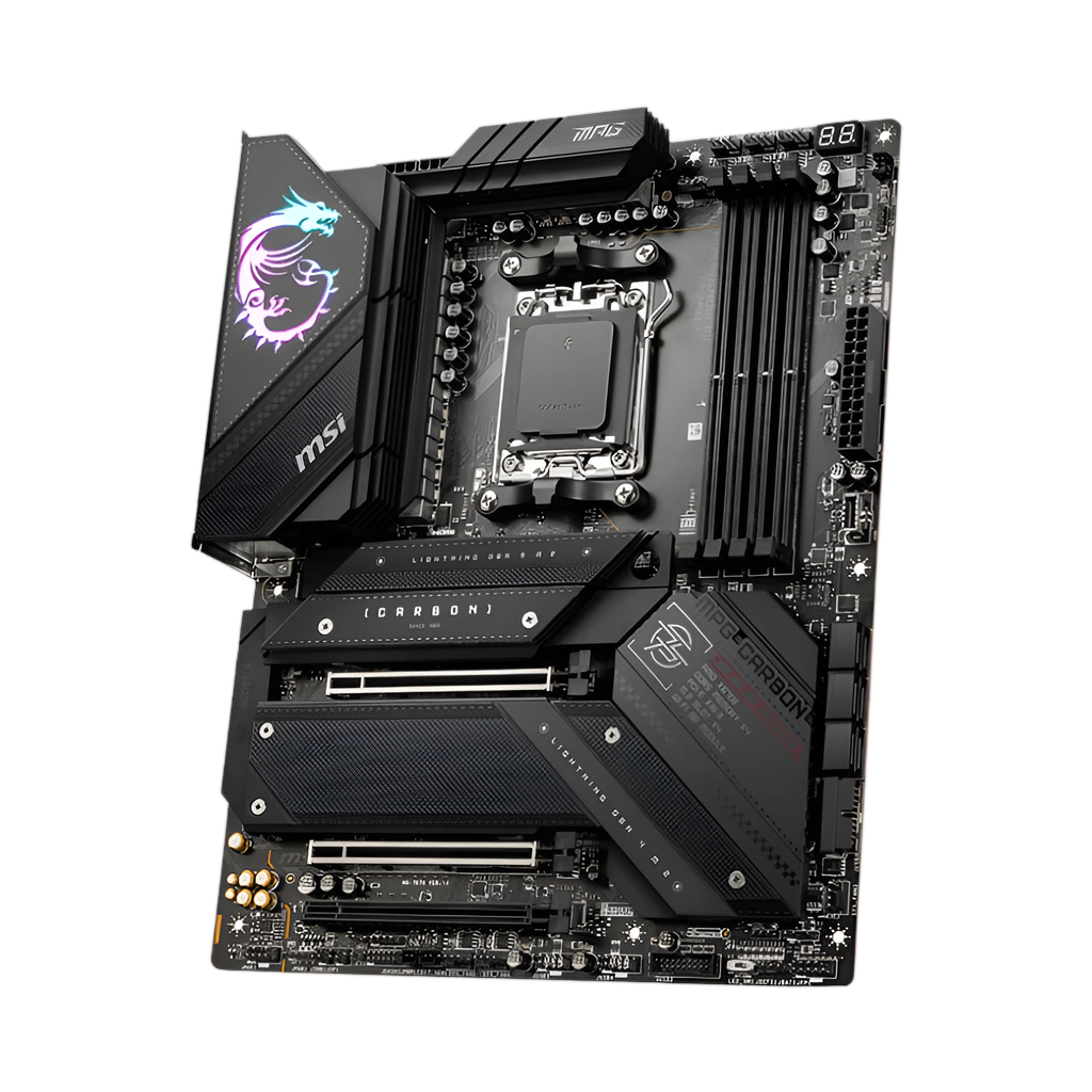 MSI MPG X670E CARBON WIFI AMD AM5 ATX Gaming Motherboard