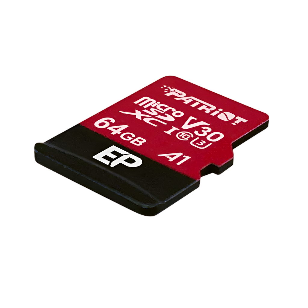Patriot EP V30 A1 64GB Micro SDXC Card + Adapter