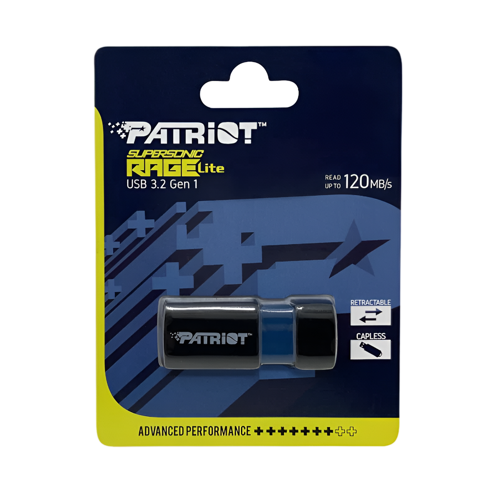 Patriot Rage Lite 1TB USB3.2 Flash Drive - Black