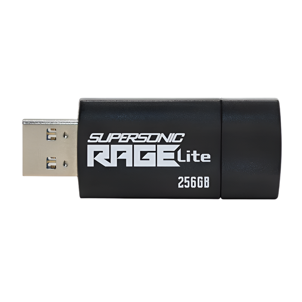 Patriot Rage Lite 256GB USB3.2 Flash Drive - Black
