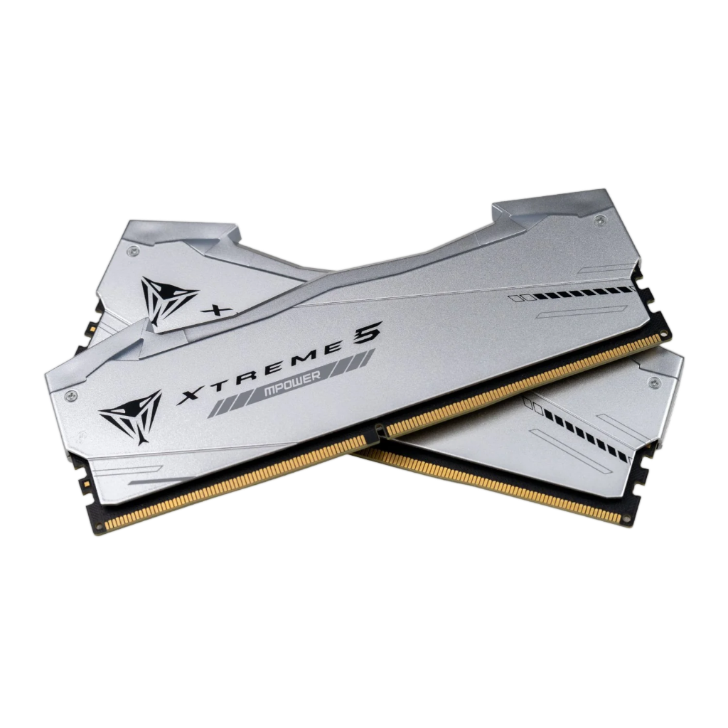 Patriot Viper Xtreme 5 RGB MPower 32GB 6000MHz DDR5 Desktop Gaming Memory Kit - Silver
