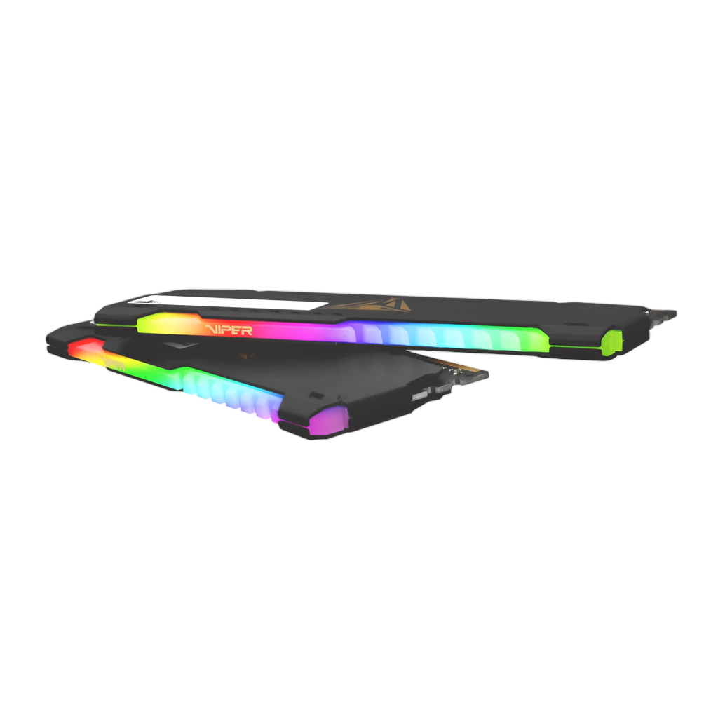 Patriot Vipersteel 32GB KIT (2x16GB) 3600MHz DDR4 Desktop Gaming Memory RGB