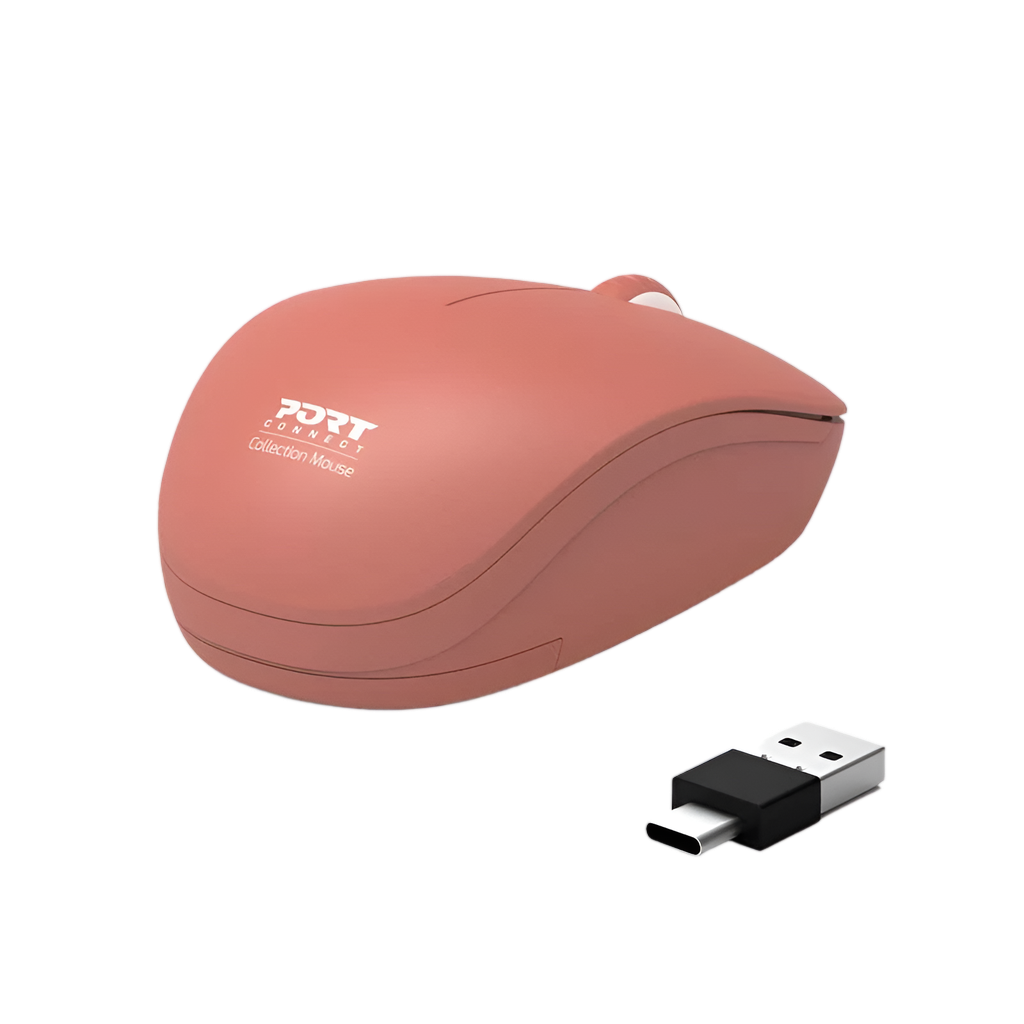 Port Connect MOUSE COLLECTION II WIRELESS Terracota