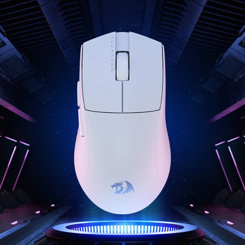 REDRAGON MOUSE M916 PRO 1K WIRELESS WHIT