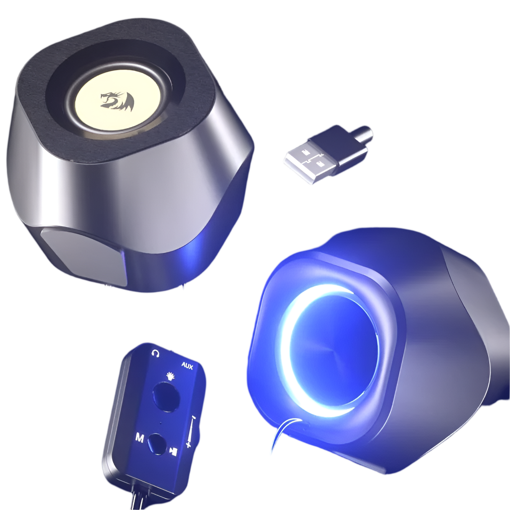 REDRAGON 2.0 KAIDAS PC Gaming Speaker - Black