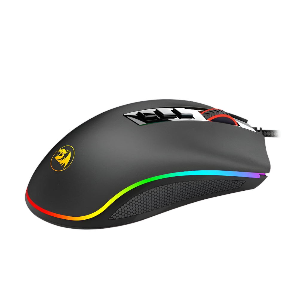 REDRAGON COBRA FPS 32000DPI RGB Gaming Mouse - Black