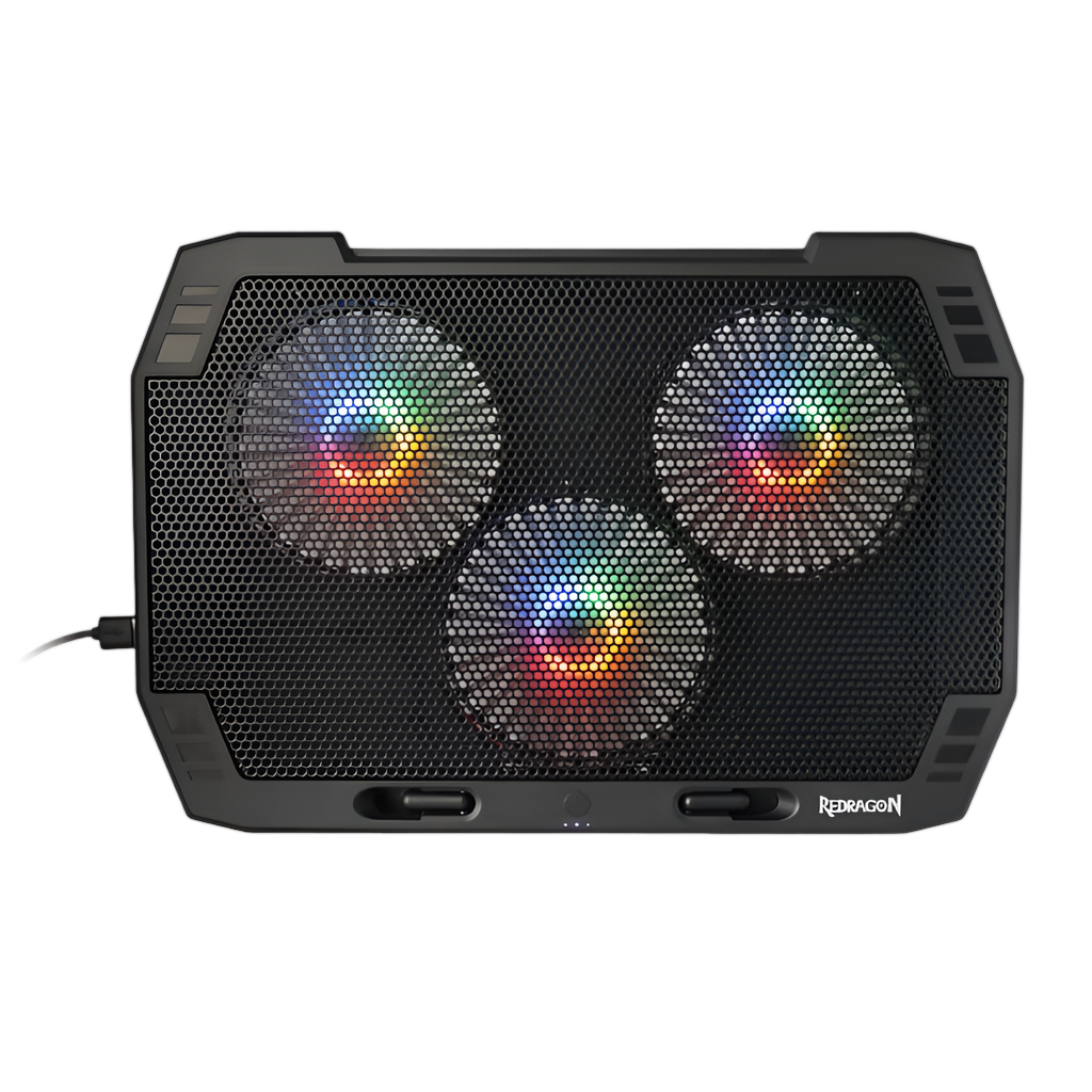REDRAGON Dual USB 3 Fan RGB Gaming Notebook Stand