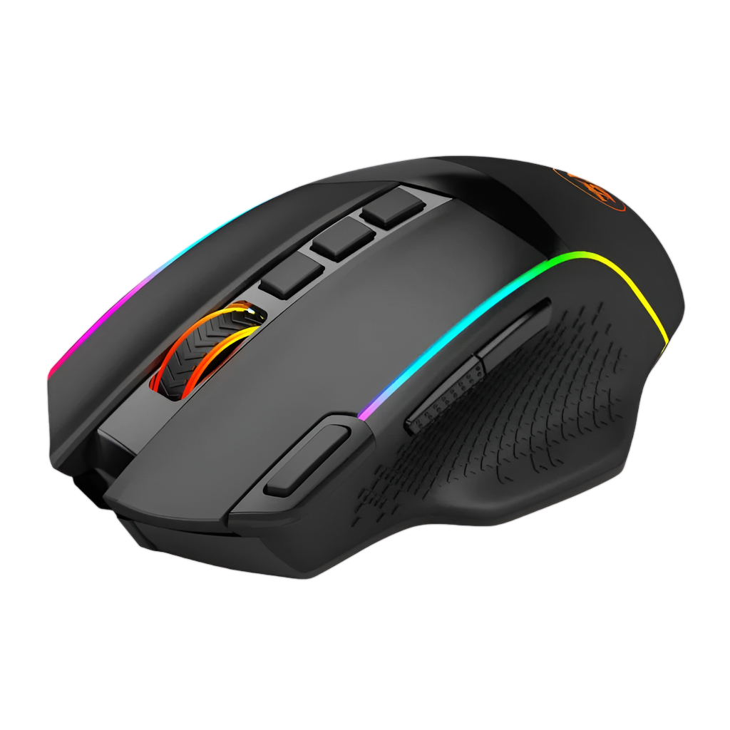 REDRAGON Enlightment 19000DPI RGB Wireless Gaming Mouse - Black