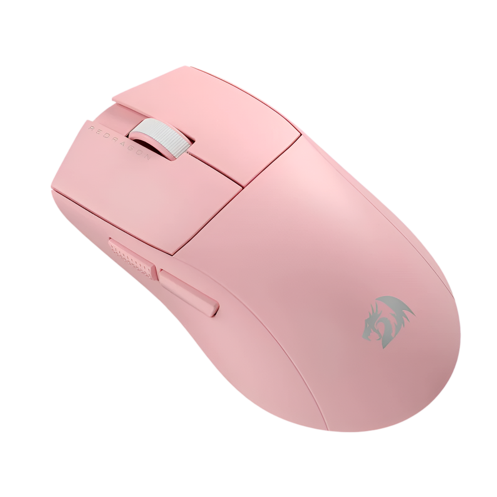 REDRAGON M916 PRO 1K 3-Mode Wireless Gaming Mouse - Pink